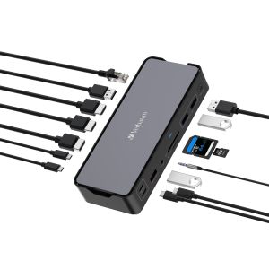 Verbatim USB-C Pro Docking Station 15 Ports