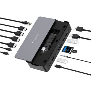 Verbatim Pro Docking Station 15 Port with SSD slot